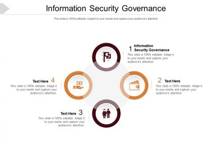 Information security governance ppt powerpoint presentation professional visuals cpb