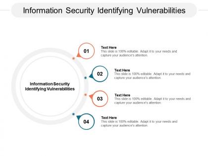 Information security identifying vulnerabilities ppt powerpoint presentation file model cpb