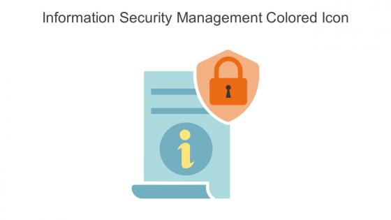 Information Security Management Colored Icon In Powerpoint Pptx Png And Editable Eps Format