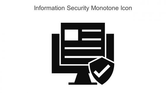 Information Security Monotone Icon In Powerpoint Pptx Png And Editable Eps Format
