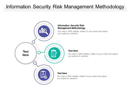 Information security risk management methodology ppt styles gridlines cpb