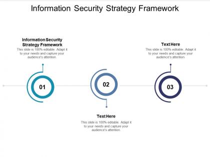 Information security strategy framework ppt powerpoint presentation outline pictures cpb