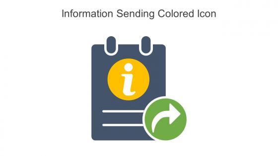 Information Sending Colored Icon In Powerpoint Pptx Png And Editable Eps Format
