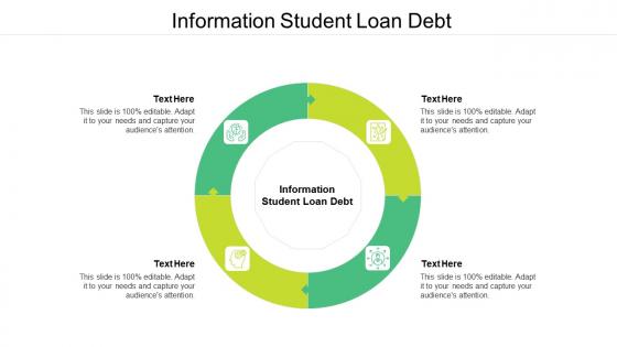 Information student loan debt ppt powerpoint presentation inspiration professional cpb