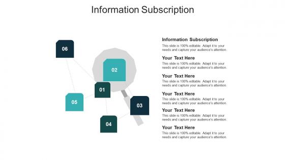 Information subscription ppt powerpoint presentation slides show cpb