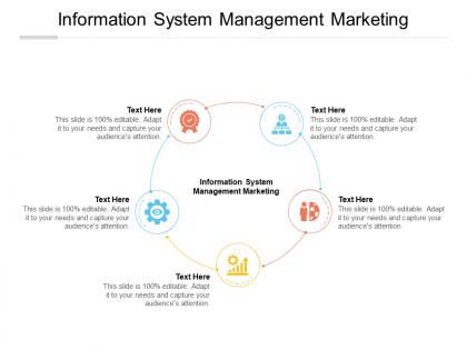 Information system management marketing ppt powerpoint presentation icon cpb