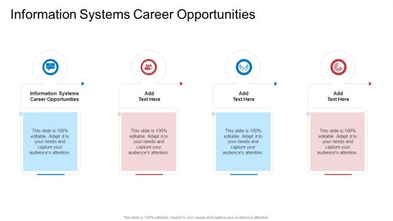 Information Systems Career Opportunities In Powerpoint And Google Slides Cpb