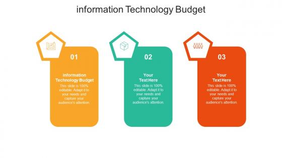 Information technology budget ppt powerpoint presentation inspiration elements cpb