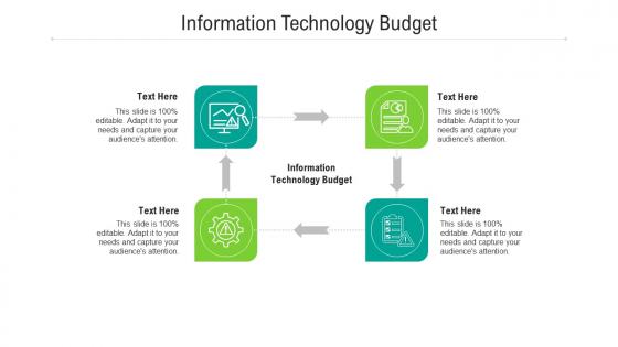Information technology budget ppt powerpoint presentation summary cpb