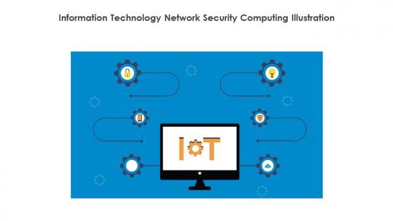 Information Technology Network Security Computing Illustration