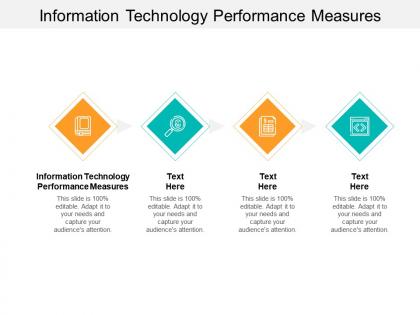 Information technology performance measures ppt powerpoint presentation show cpb