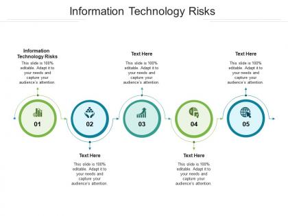 Information technology risks ppt powerpoint presentation elements cpb