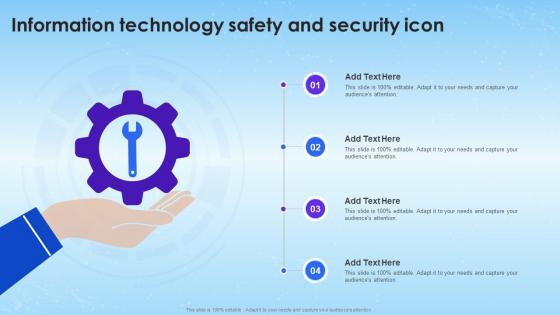 Information Technology Safety And Security Icon