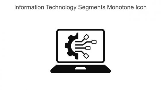 Information Technology Segments Monotone Icon In Powerpoint Pptx Png And Editable Eps Format