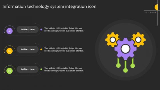 Information Technology System Integration Icon
