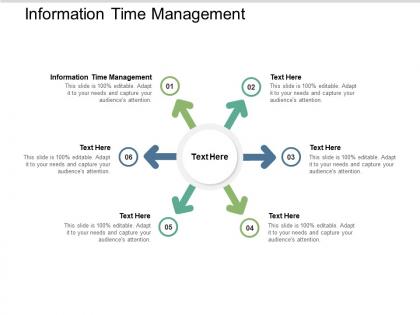 Information time management ppt powerpoint presentation ideas template cpb