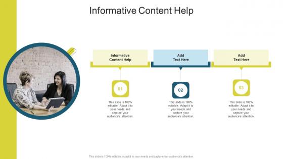 Informative Content Help In Powerpoint And Google Slides Cpb