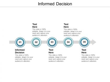 Informed decision ppt powerpoint presentation model example cpb