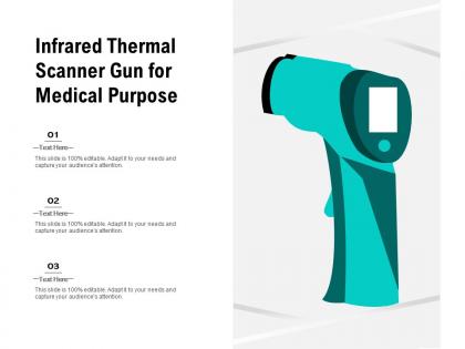 Infrared thermal scanner gun for medical purpose