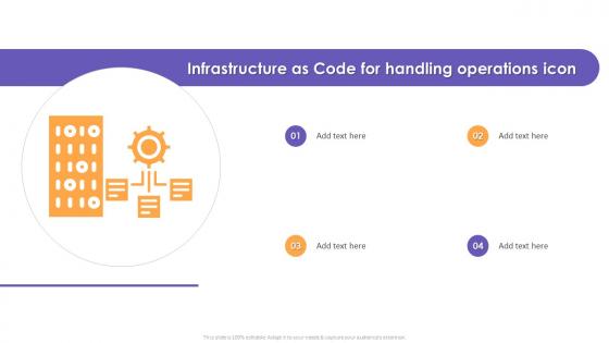 Infrastructure As Code For Handling Operations Icon