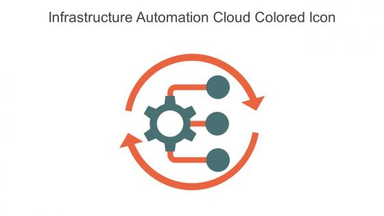 Infrastructure Automation Cloud Colored Icon In Powerpoint Pptx Png And Editable Eps Format
