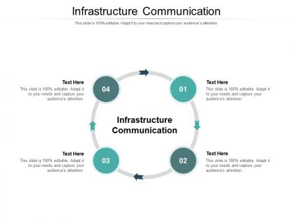 Infrastructure communication ppt powerpoint presentation show aids cpb