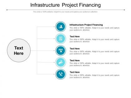 Infrastructure project financing ppt powerpoint presentation ideas structure cpb