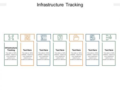 Infrastructure tracking ppt powerpoint presentation show background cpb