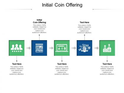 Initial coin offering ppt powerpoint presentation professional infographics cpb