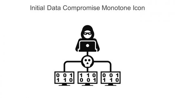 Initial Data Compromise Monotone Icon In Powerpoint Pptx Png And Editable Eps Format