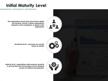 Initial maturity level ppt inspiration example introduction