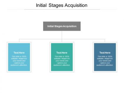 Initial stages acquisition ppt powerpoint presentation outline portrait cpb