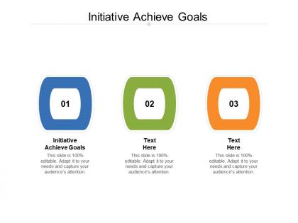 Initiative achieve goals ppt powerpoint presentation file graphics cpb