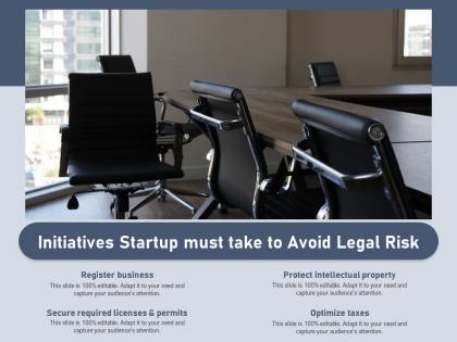 Initiatives startup must take to avoid legal risk