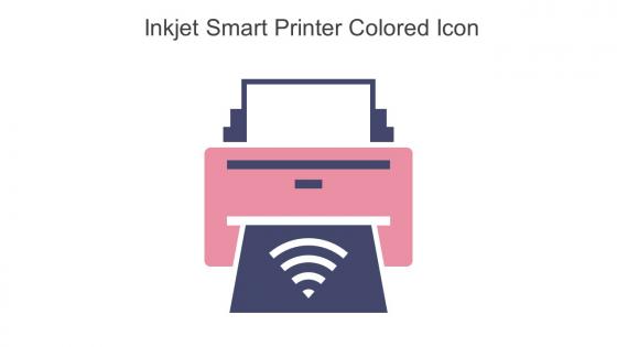 Inkjet Smart Printer Colored Icon In Powerpoint Pptx Png And Editable Eps Format