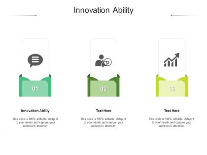 Innovation ability ppt powerpoint presentation layouts guide cpb