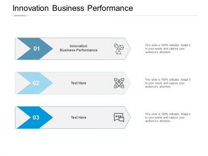 Innovation business performance ppt powerpoint presentation model slide download cpb