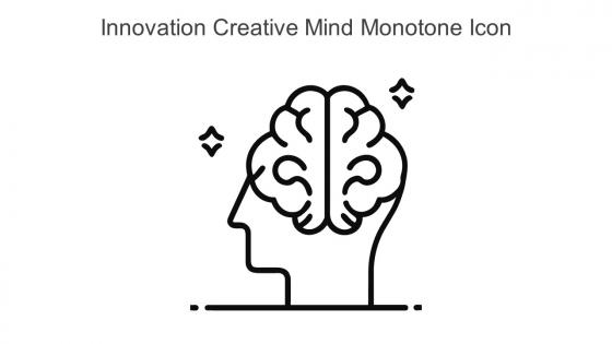 Innovation Creative Mind Monotone Icon In Powerpoint Pptx Png And Editable Eps Format