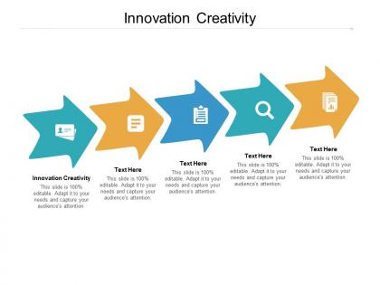 Innovation creativity ppt powerpoint presentation outline maker cpb