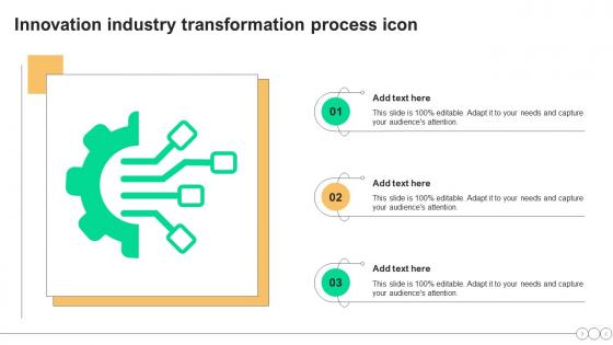 Innovation Industry Transformation Process Icon