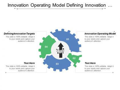Innovation operating model defining innovation targets product service innovation