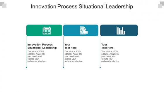 Innovation process situational leadership ppt powerpoint presentation inspiration vector cpb