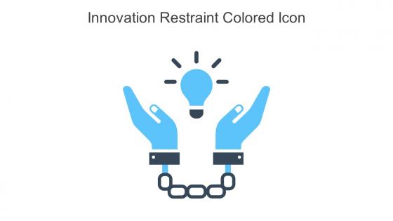 Innovation Restraint Colored Icon In Powerpoint Pptx Png And Editable Eps Format