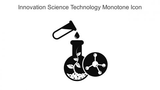 Innovation Science Technology Monotone Icon In Powerpoint Pptx Png And Editable Eps Format