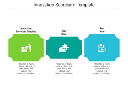 Innovation scorecard template ppt powerpoint presentation pictures clipart cpb