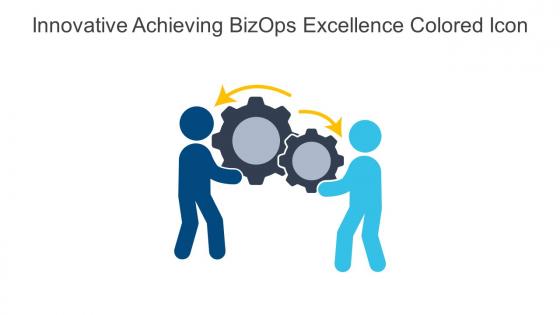 Innovative Achieving Bizops Excellence Colored Icon In Powerpoint Pptx Png And Editable Eps Format
