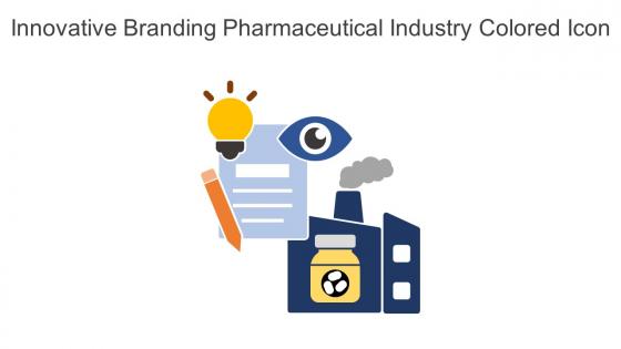 Innovative Branding Pharmaceutical Industry Colored Icon In Powerpoint Pptx Png And Editable Eps Format