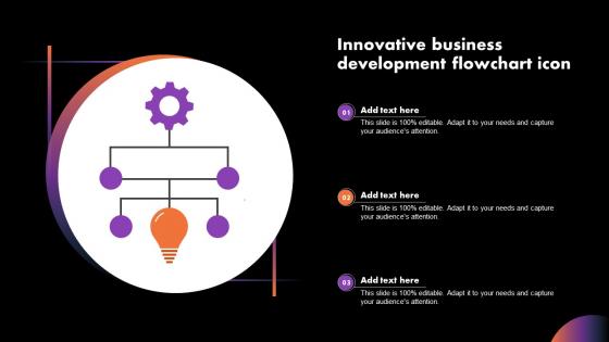 Innovative Business Development Flowchart Icon