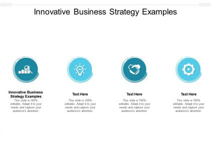 Innovative business strategy examples ppt powerpoint presentation model file formats cpb