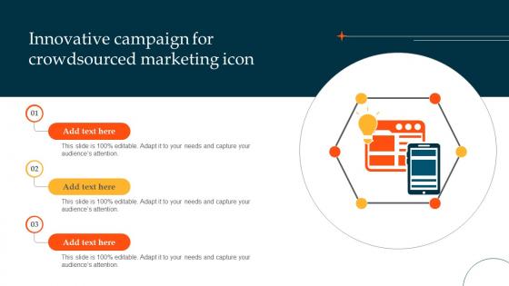 Innovative Campaign For Crowdsourced Marketing Icon